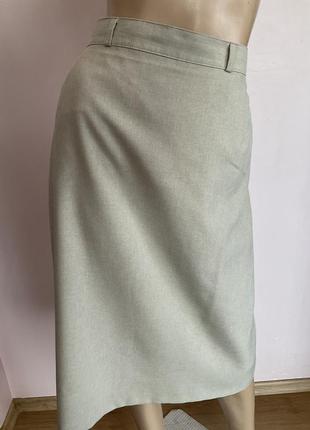 Светлая юбка-миди/ 46/brend c&amp; a