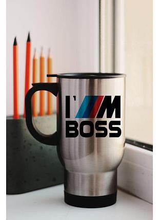 Автомобильная термокружка босс бмв