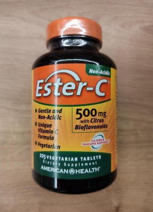 American health, ester-c з біофлавоноїдами, 500 мг, 120 капсул1 фото