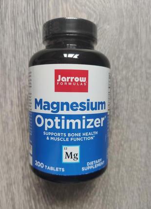 Jarrow formulas magnesium optimizer, магній в6, 200 таблеток. сша