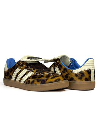 Adidas samba x wales &amp; bones black ponny5 фото