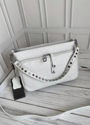 Жіноча шкіряна сумка. клатч шкіряний. кросбоді. polina&eiterou.