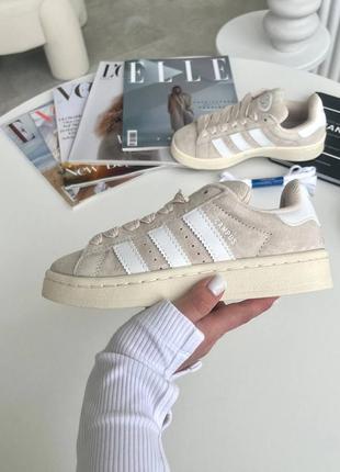 Кроссовки adidas campus beige