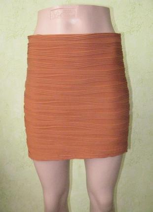 Фактурная юбка по фигуре стрейчевая1 фото