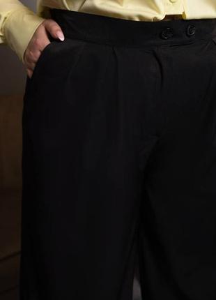 Базовые классические женские прямые штаны чорний,сірий, бежевий 42-44;46-48;50-52;54-563 фото