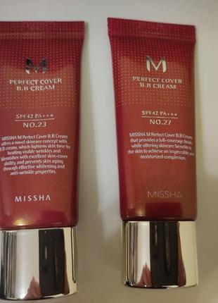 Bb-крем missha m perfect cover bb cream №23, 27