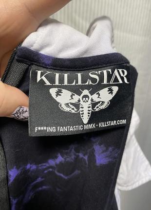 Женское платье тайдай в готическом стиле killstar6 фото