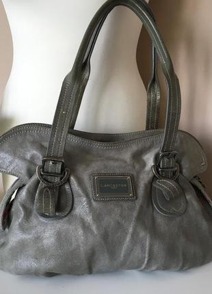 Шкіряна якісна фірмова сумка від lancaster paris