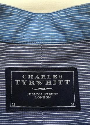 Рубашка с воротничком стойкой charles tyrwhitt размер м-l