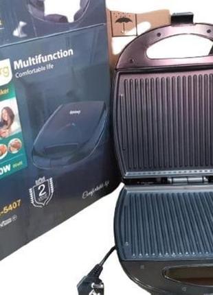 Сендвичница rnb rb-5407 220 w с керамическим антипригарным покрытием