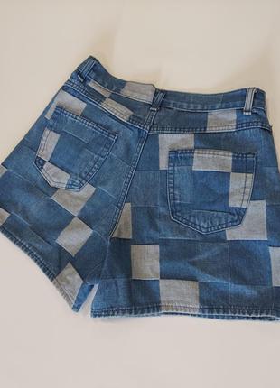 Крутые джинсовые шорты шахматы tammy 44 размер s3 фото