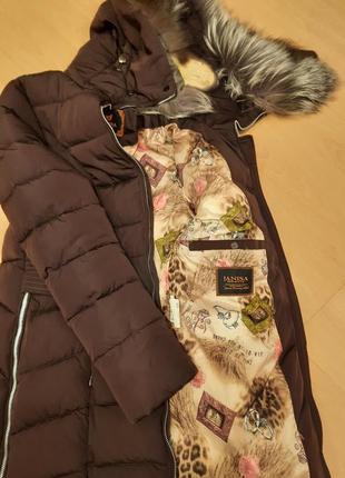 Зимнее пальто натуральный мех8 фото