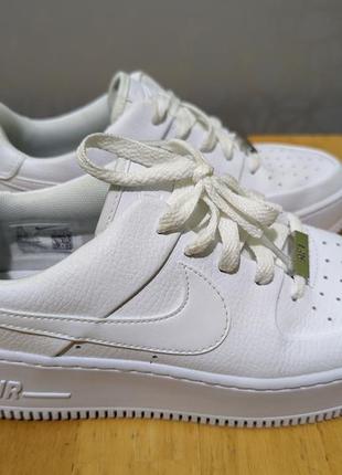 Nike af 1 - кожаные кроссовки3 фото