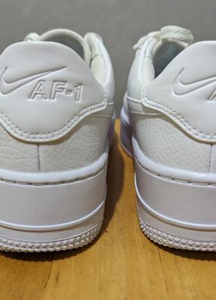 Nike af 1 - кожаные кроссовки5 фото