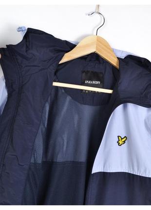 Lyle&scott s / свіжа чоловіча вітровка з нейлону на весну/осінь із вишитим лого7 фото