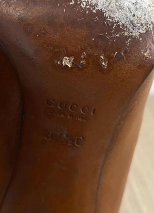Кожаные туфли бренд gucci оригинал7 фото