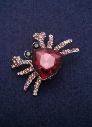 Брошка крабик