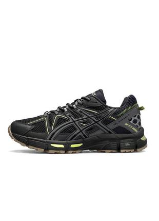 👕мужские кроссовки asics gel-kahana 8 dark grey green