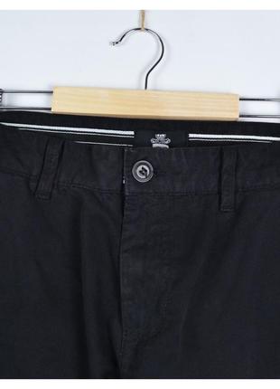 Threadbare 32 / чорні бавовняні вуличні чоловічі карго штани з кишенями3 фото