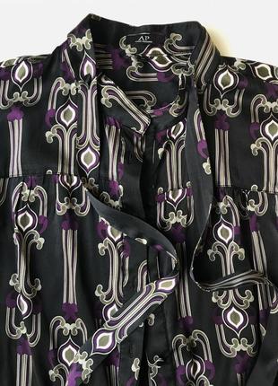 Винтажная шелковая блуза avant premiere5 фото