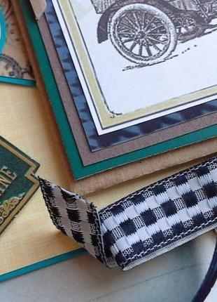 Конверт для денег в стиле ретро.