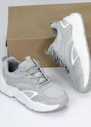 Жіночі кросівки натуральна шкіра білий ,сірий з білим, сірий3 фото