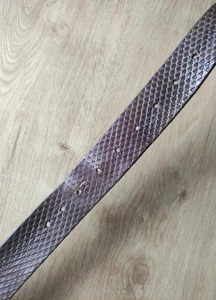 Мужской кожаный ремень real leather,р. 110.