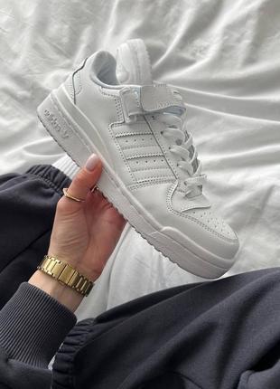 🔴adidas forum 84 low white ♾