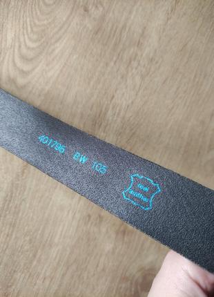 Мужской кожаный ремень real leather,р. 110.