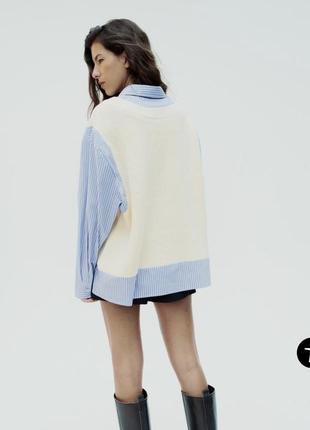 Zara светр-сорочка3 фото