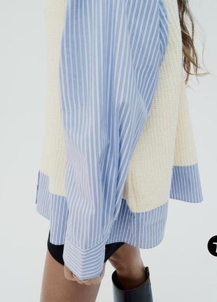 Zara светр-сорочка2 фото