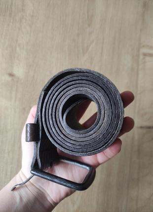 Мужской кожаный ремень real leather,р. 110.