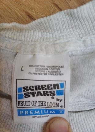 Футболка screen star fruit of the loom premium t made in ireland3 фото