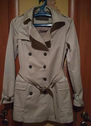 Zara тренч,плащ