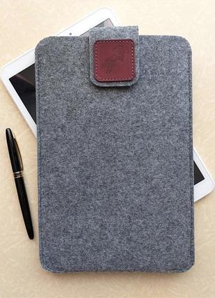 Універсальний чохол для планшета 8″, електронної книги, світло-сірий, 15*22 см.