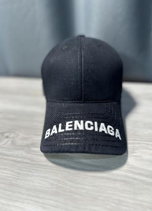 Кепка черная женская мужская balenciaga бейсболка баленсиага унисекс