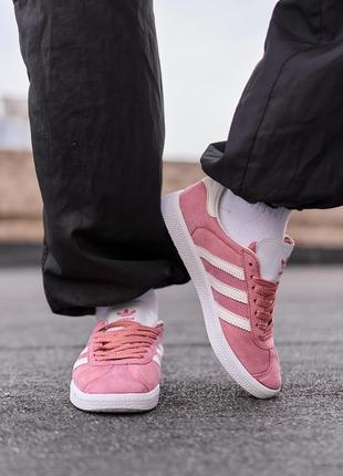 Adidas gazelle pink💗6 фото