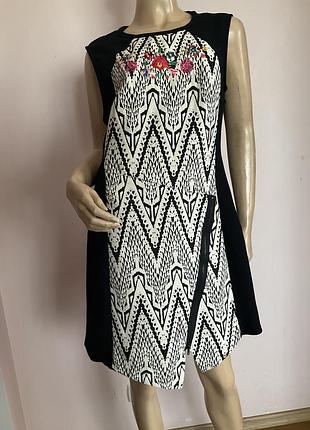 Трикотажне плаття- футляр/ l- xl/ brend desigual стан нового