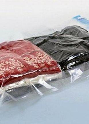 5 шт. вакуумні пакети для зберігання одягу 80х110 см3 фото
