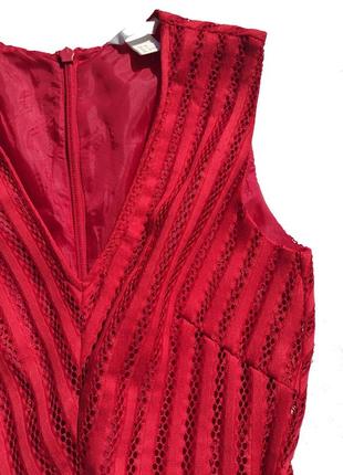 Шикарне червоне щільне плаття h&amp;m5 фото