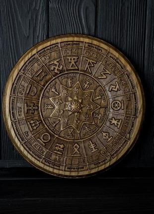 Слов'янський календар, свароже коло (25*2,5 см)1 фото