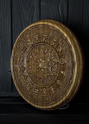 Слов'янський календар, свароже коло (25*2,5 см)3 фото