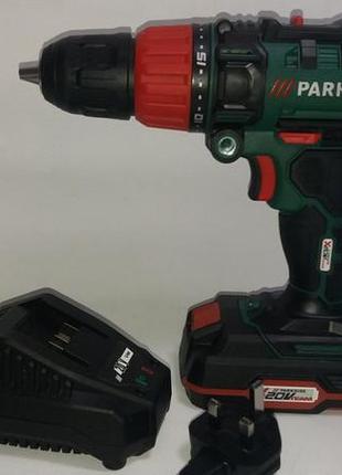 Акумуляторний ударний шурупокрут parkside psbsa 20li b2 з ге...