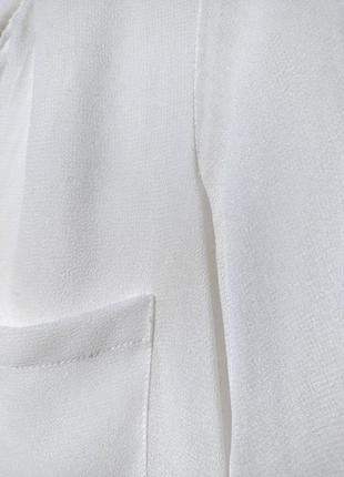 Прозрачная белая блуза zara7 фото