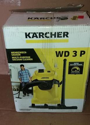 Будівельний пилосос karcher wd 3 p оригінал із німеччини