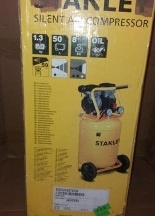 Вертикальний безмаслянный компресор stenley sxcms1350ve з ге...