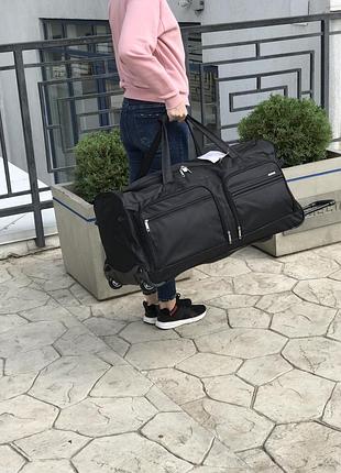 110 литров огромная дорожная сумка на колесах lys \ nuri с подшипником