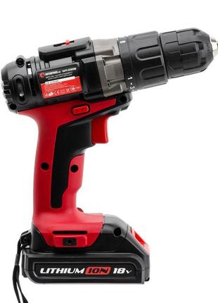 Дриль-шурупокрут акумуляторний,li-ion 18в,intertool wt-0328