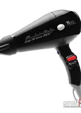 Фен для волос с ионизацией tico professional ergo stratos 3900 black ion 2000 вт черный (100003ionbk)