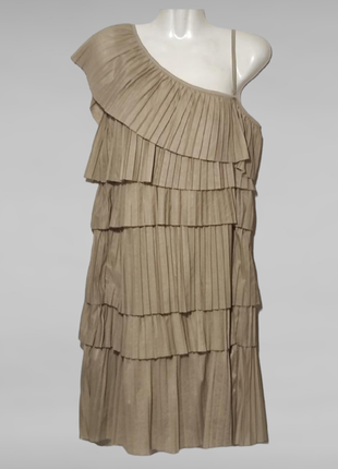 Легке плаття з воланами на одне плече. індія b.young